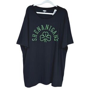 Old Navy Shenanigans Graphic T-Shirt Mens XXL Black
